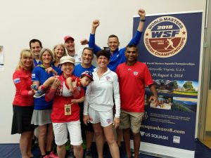 TEAM SEATTLE COMPETES AT WORLD MASTERS SQUASH 2018